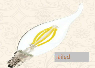 Bulbos decorativos atados nostálgico do diodo emissor de luz da vela com filamento D35*118mm do ARCO